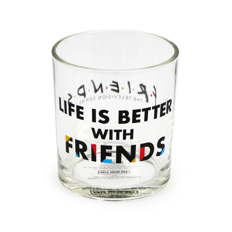 Friends - Glass Tumbler Boxed (Life is Better)
