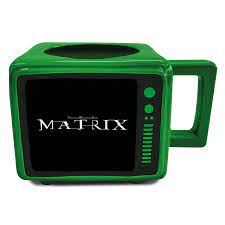 The Matrix (Code rain) Retro TV Heatchange mug