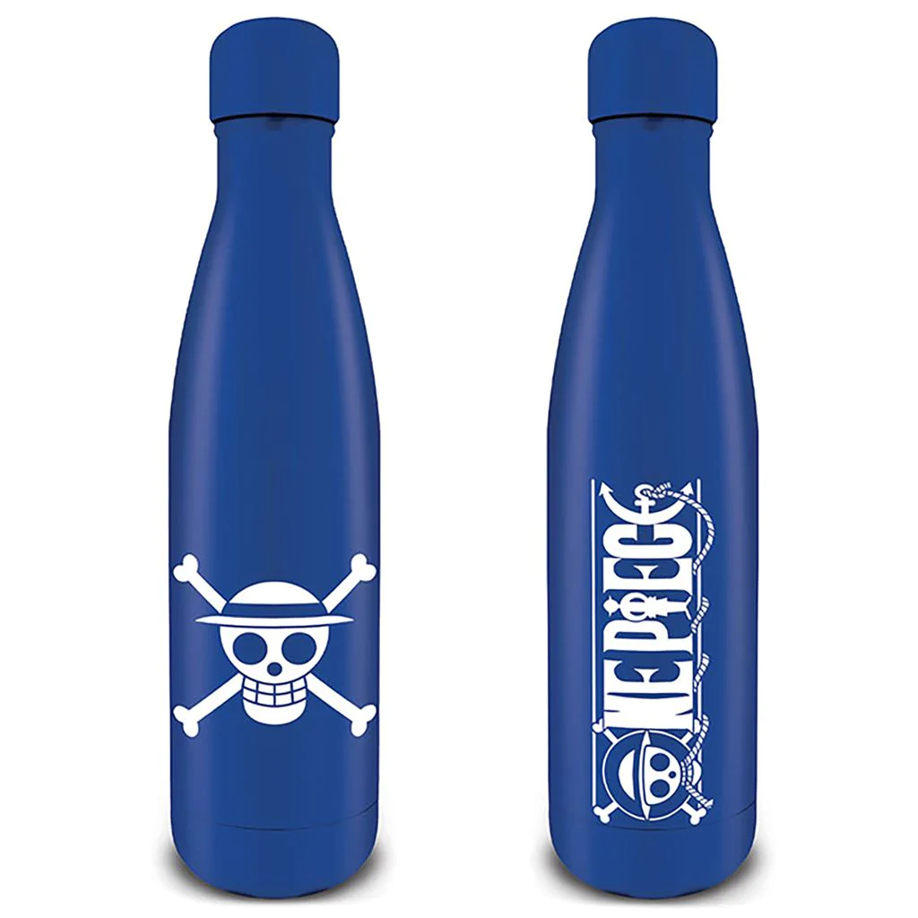 One Piece (Straw hat pirates emblem) Metal drink bottle