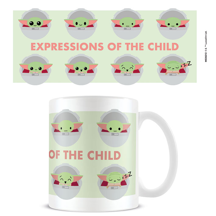 Star wars: The mandalorian (Expressions of the child) mug