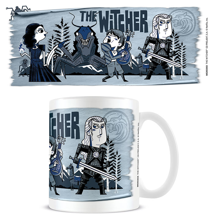 The witcher (illustrated adventure) mug