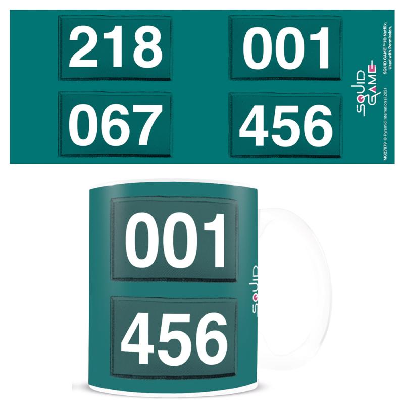 Squid game - numbers - mug