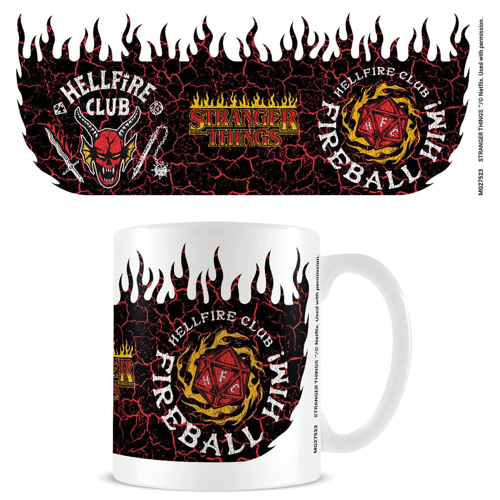 Stranger things - mug - hellfire club