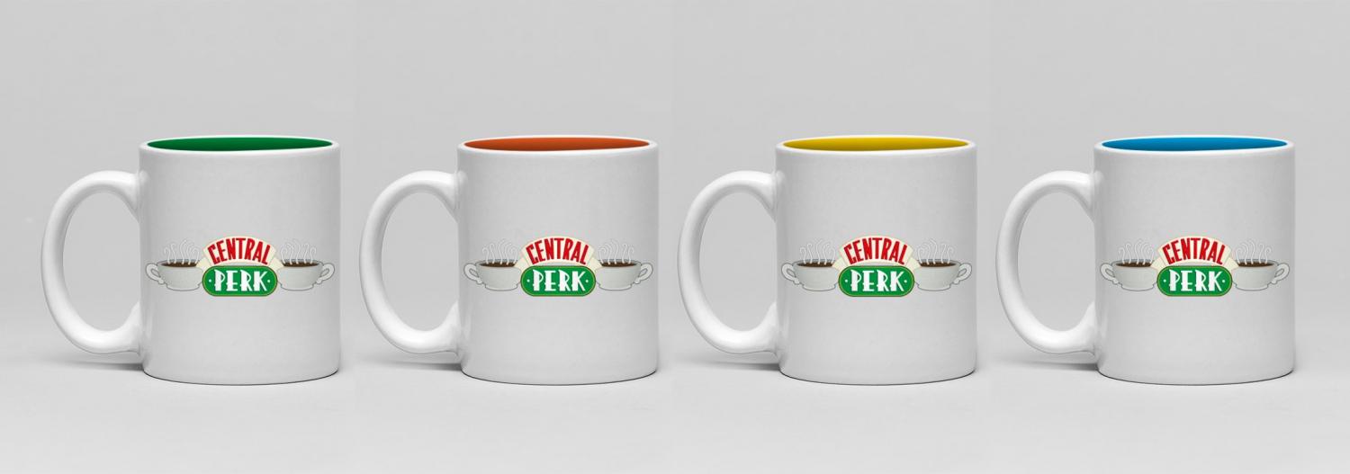 Friends - Central Perk - " Espresso 4-mug set"