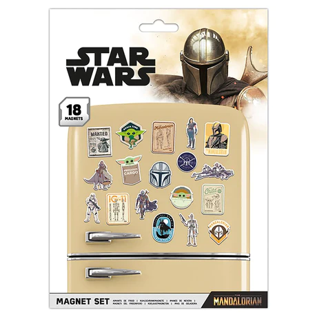 Star wars - mandalorian - magnet set 18 pcs