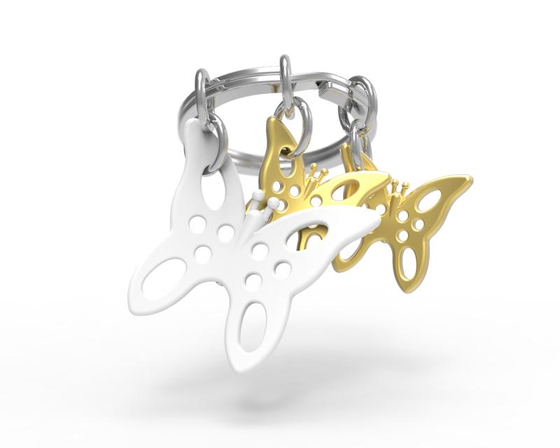 Nyckelring/Berlock Fjäril