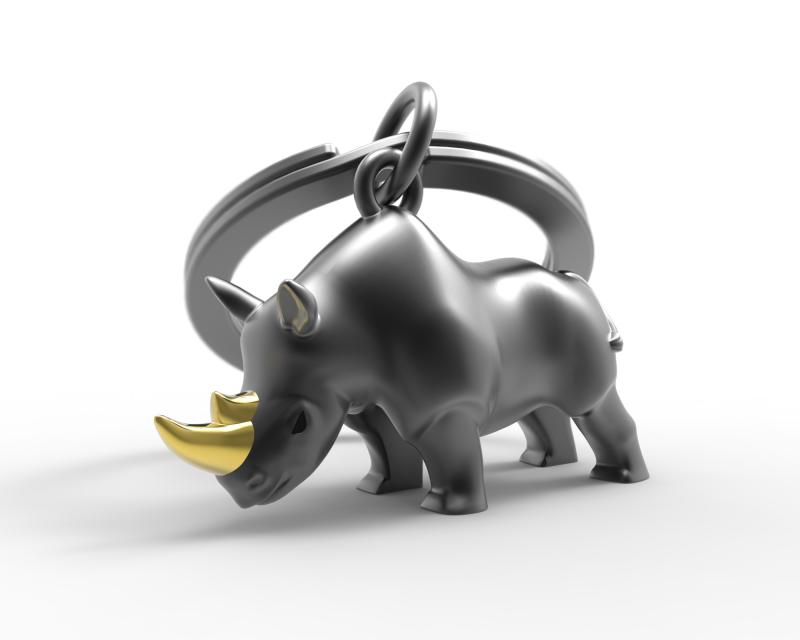 Nyckelring/Berlock Noshörning