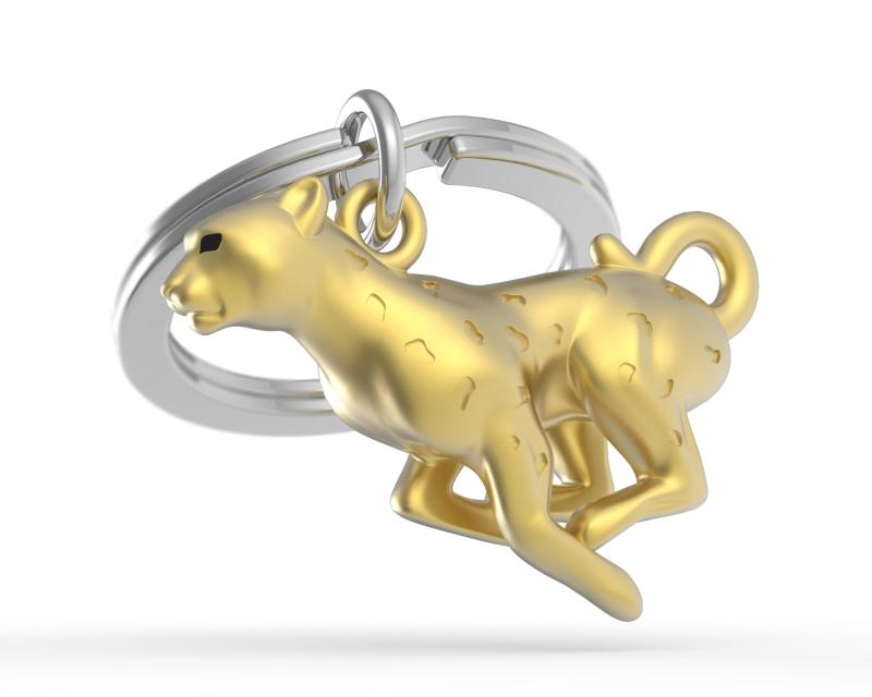 Nyckelring/Berlock Leopard