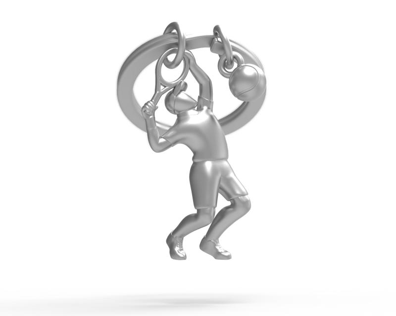 Nyckelring/Berlock Tennis