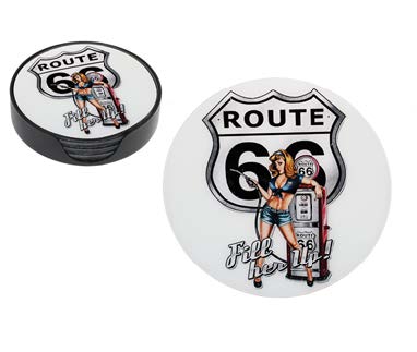 Glasunderlägg - Route 66