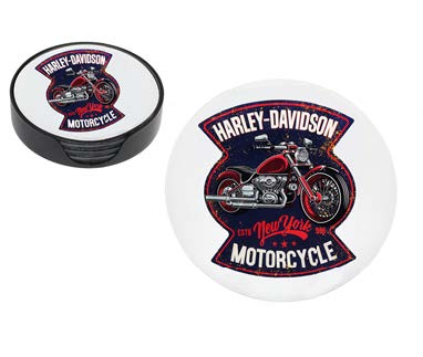 Glasunderlägg - Harley-Davidson