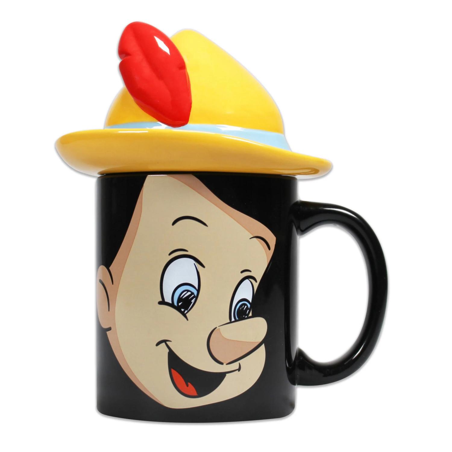 Pinocchio - Shaped lid mug