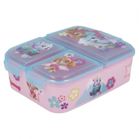 Multi compartment sandwich box paw patrol girl