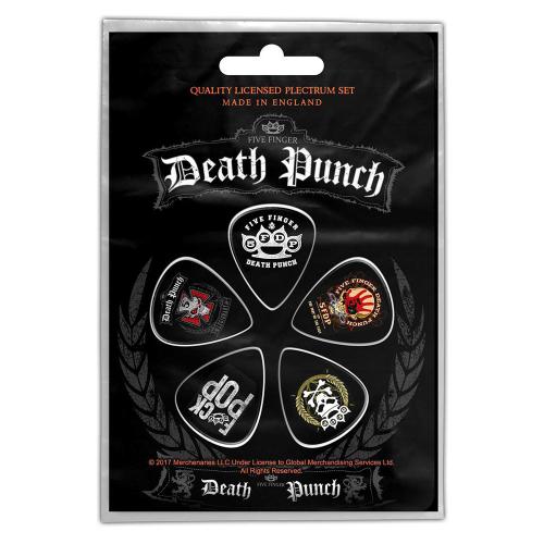FIVE FINGER DEATH PUNCH PLECTRUM PACK: LOGOS