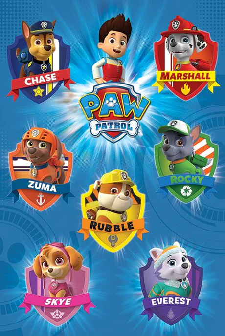 Paw Patrol (Crests) maxi poster