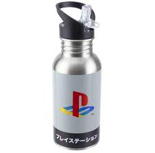 Playstation heritage metal water bottle