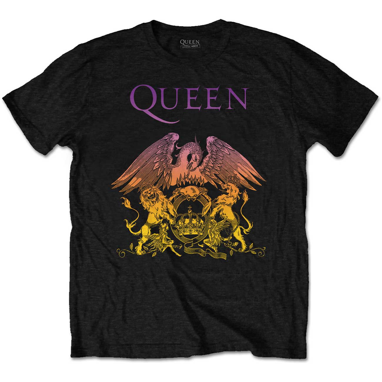 Queen t-Shirt: Gradient Crest
