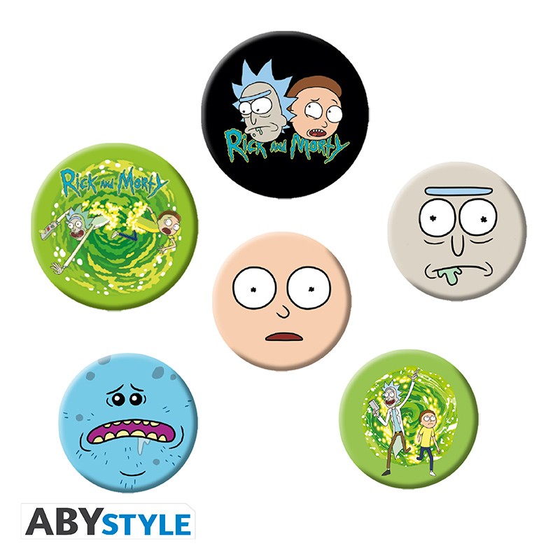 RICK AND MORTY - Badge Pack - Characters