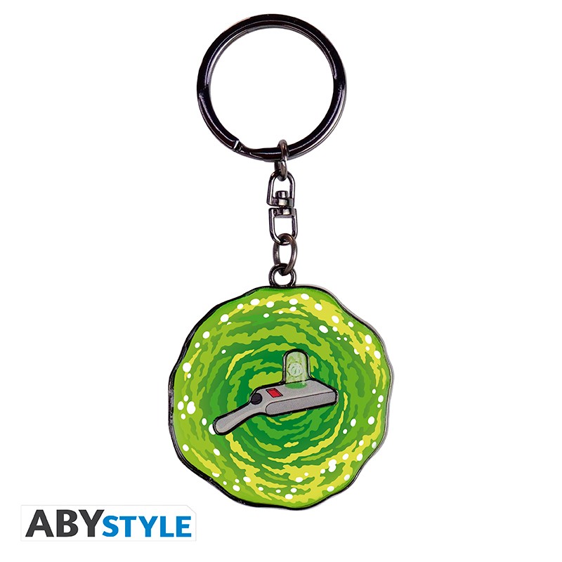 Rick and Morty - Keychain - Portal gun