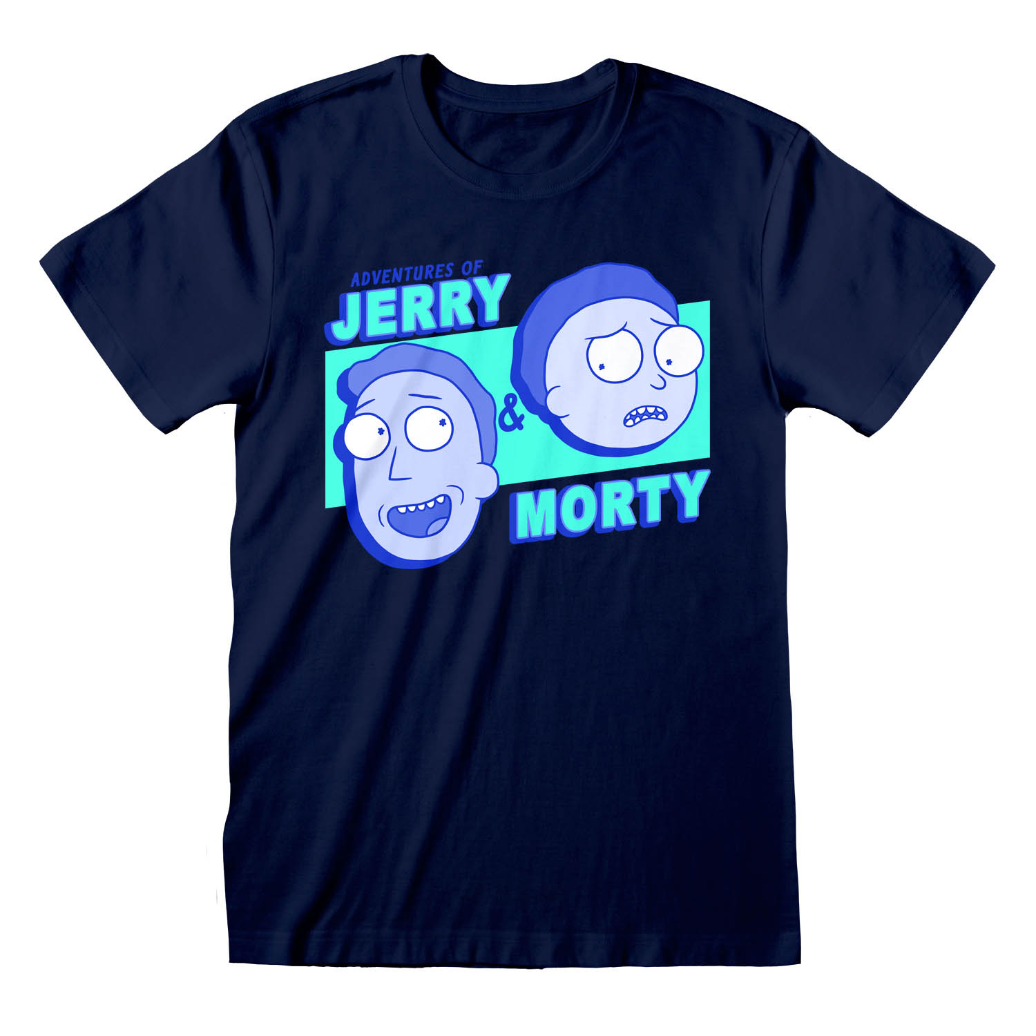 Rick and Morty  - Jerry and Morty (Blå)