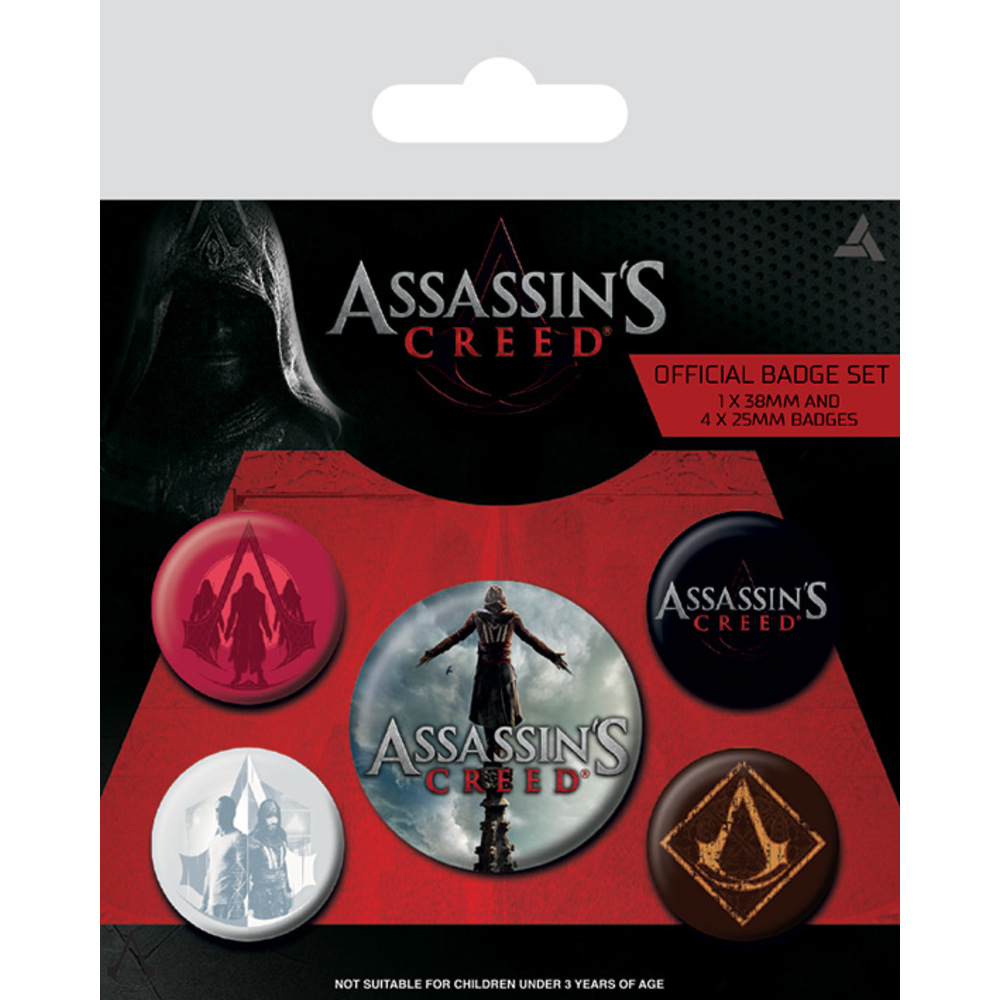 Assassins Creed Movie - Badge Pack