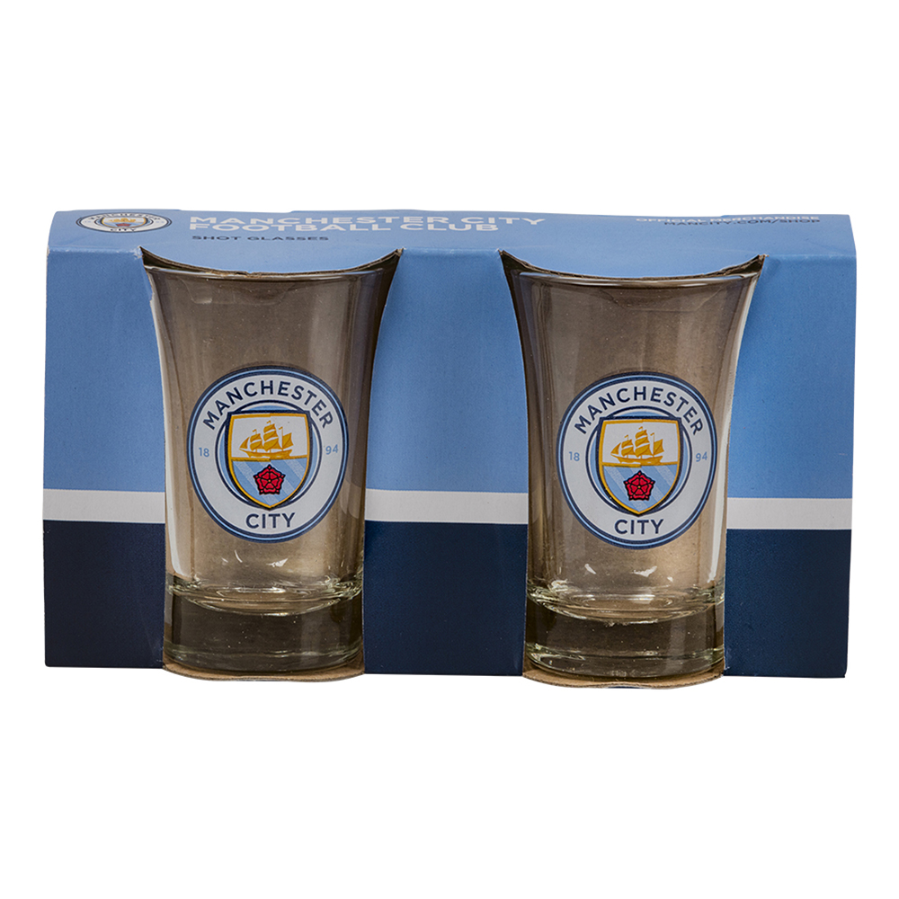 Shotglass 2-pack Manchester City FC