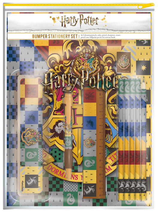 Harry Potter - House Crests Bumper Stationery Set