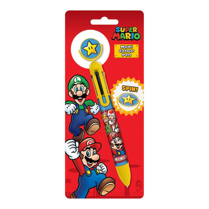 Super Mario Multi Coloured Pen