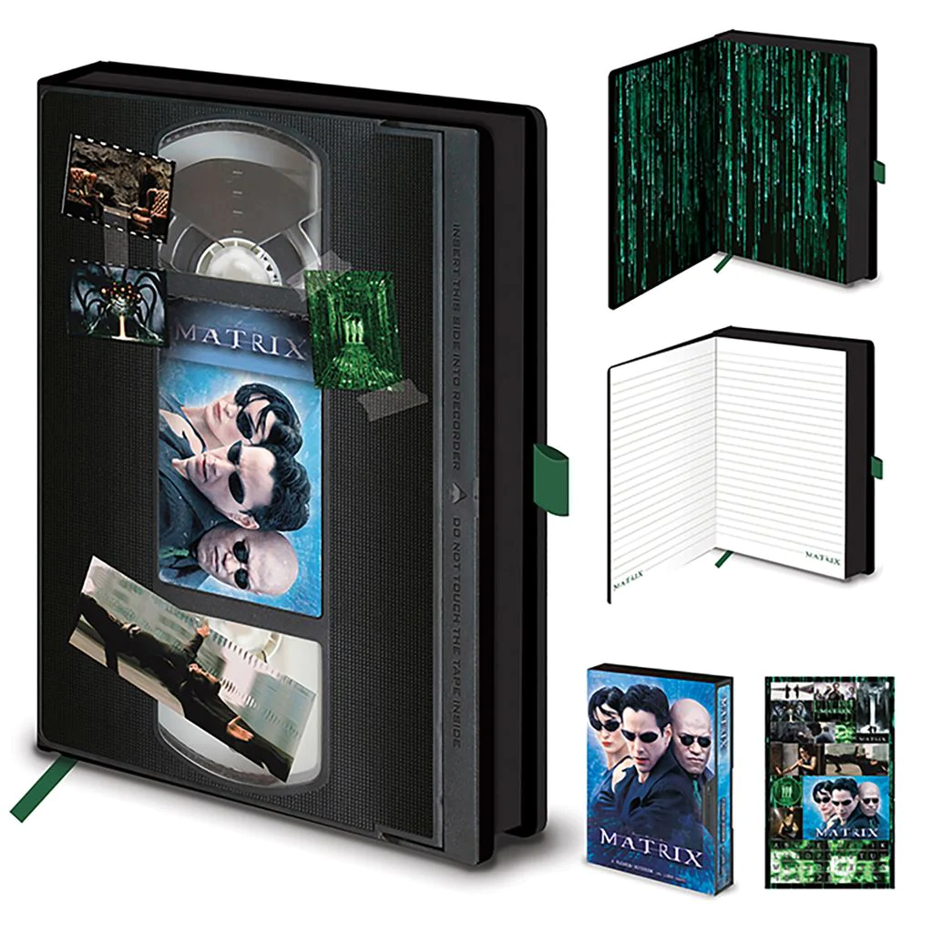 Matrix Notebook The Matrix - VHS A5 premium notebook