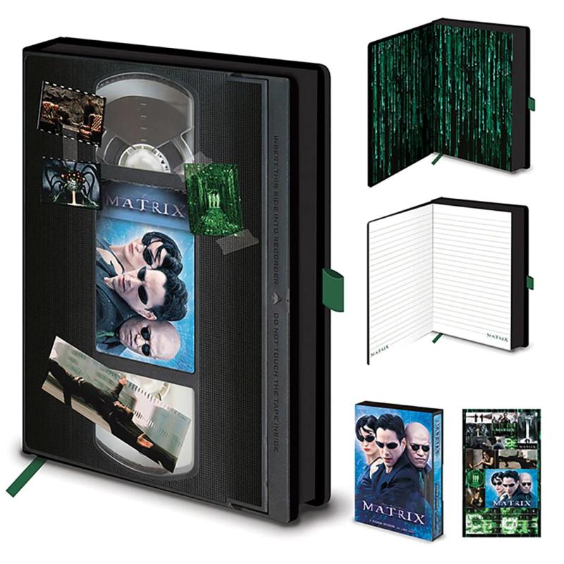 The Matrix VHS A5 premium notebook