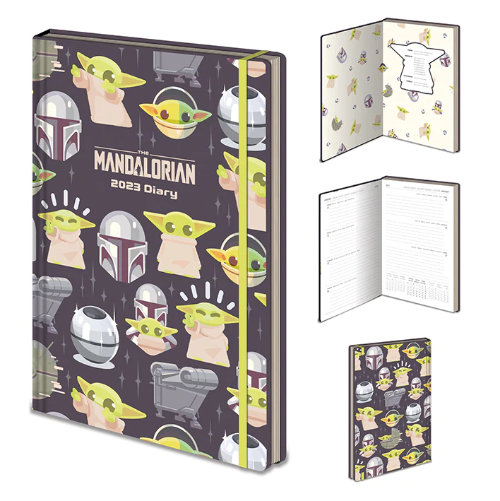 Star Wars : The Mandalorian (Cute Grogu) 2023 diary