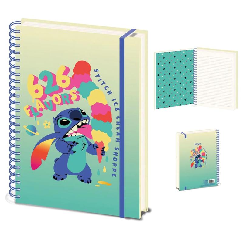 LILO AND STITCH (626 FLAVOURS) A4 WIRO NOTEBOOK