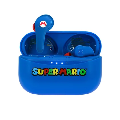 Super Mario blue earpods