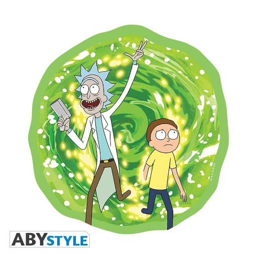Rick and Morty - Mousepad - Portal - in Shape