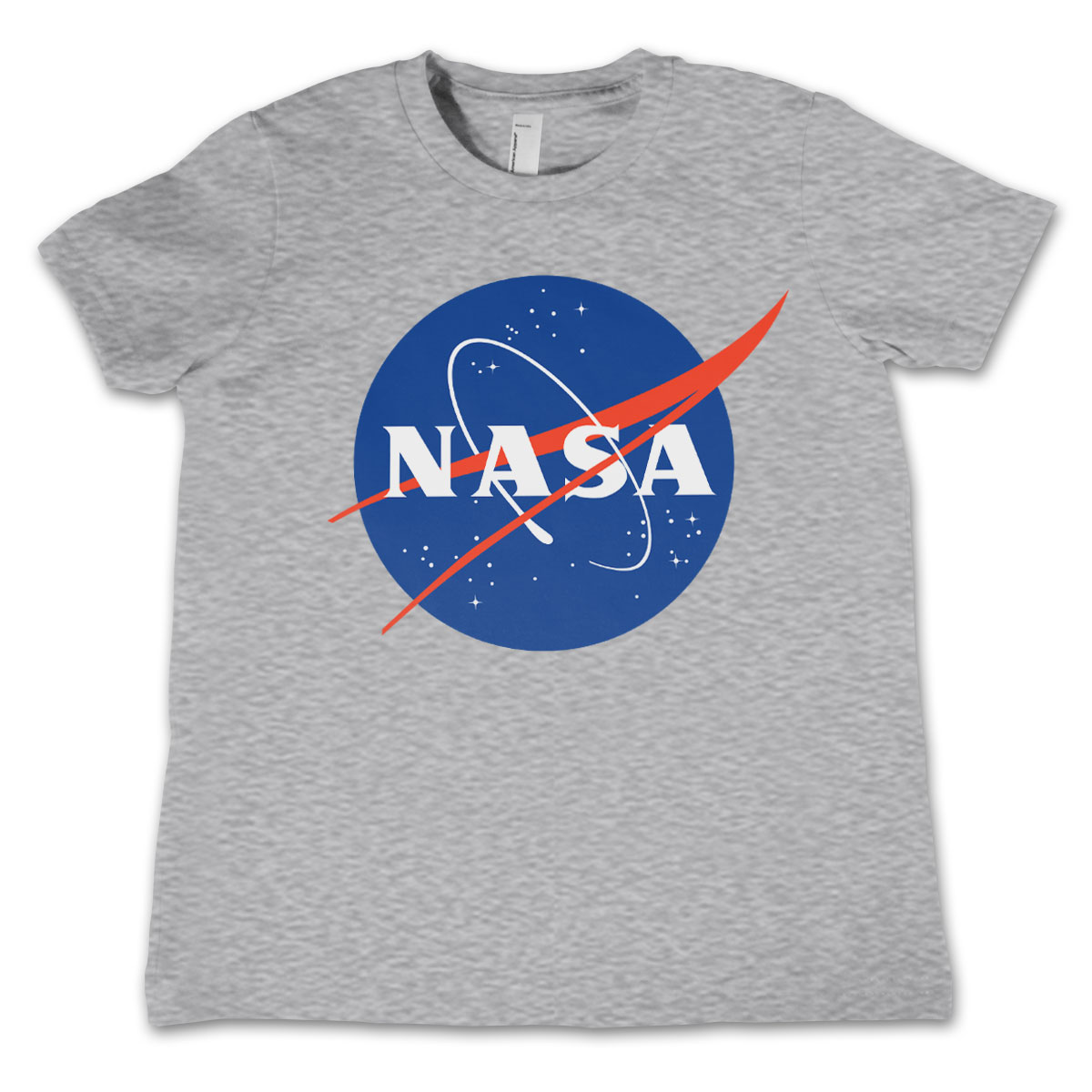 NASA Insignia / Logotype Kids T-Shirt / Ljusgrå