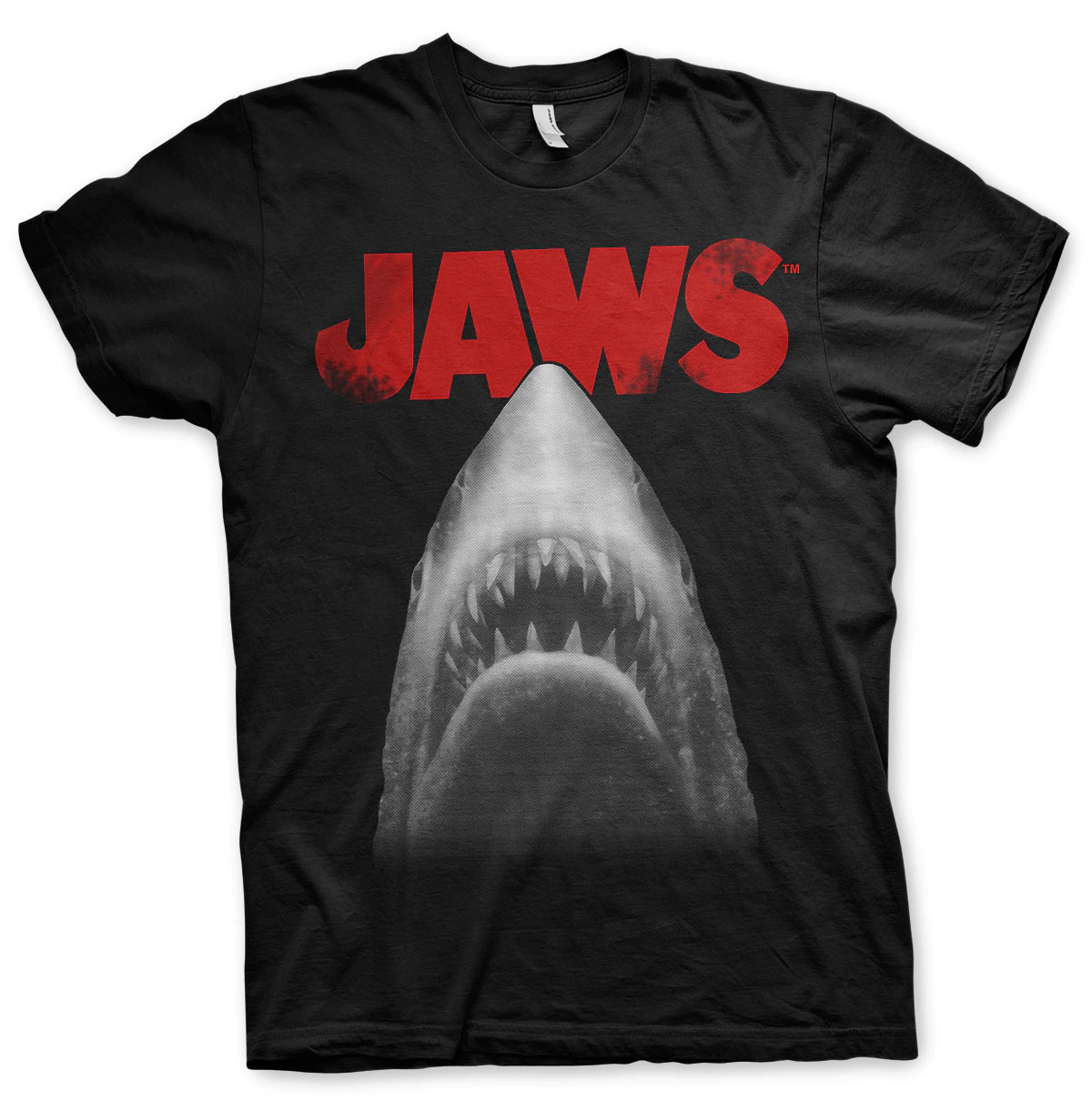 Jaws poster - t-shirt - black