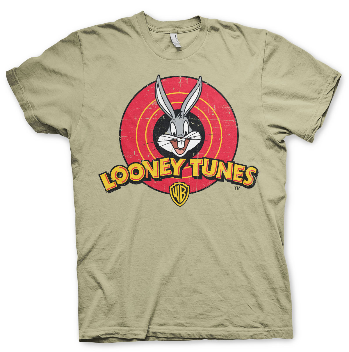Looney Tunes Distressed Logo / Khaki
