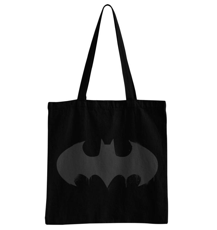Batman Inked logo - tote bag - svart