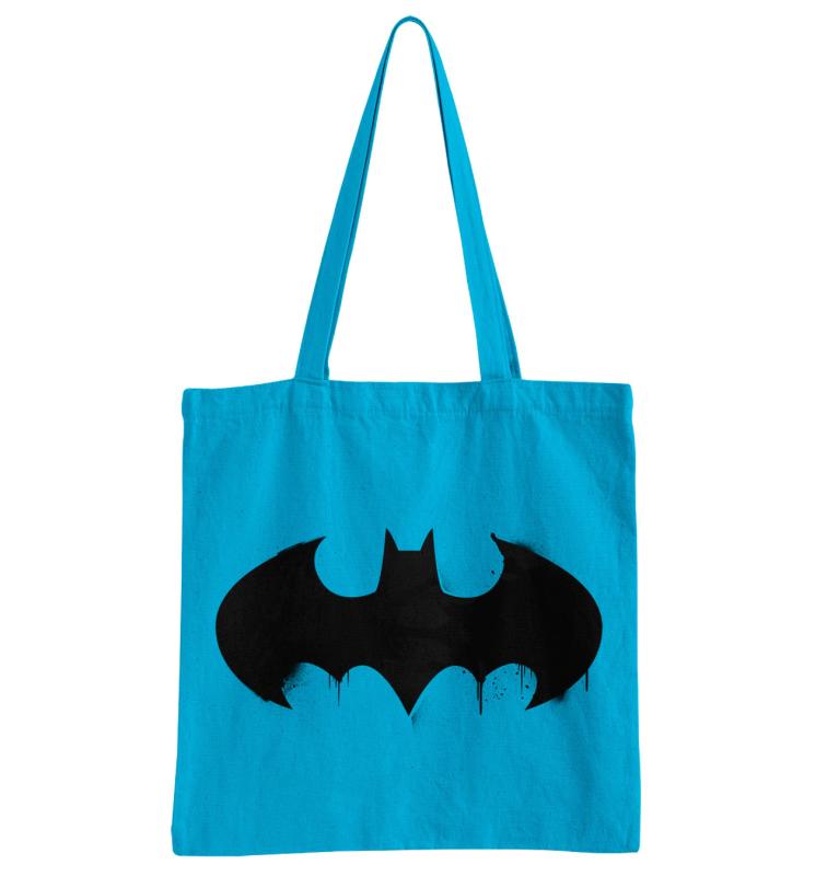 Batman Inked logo - tote bag - turkos