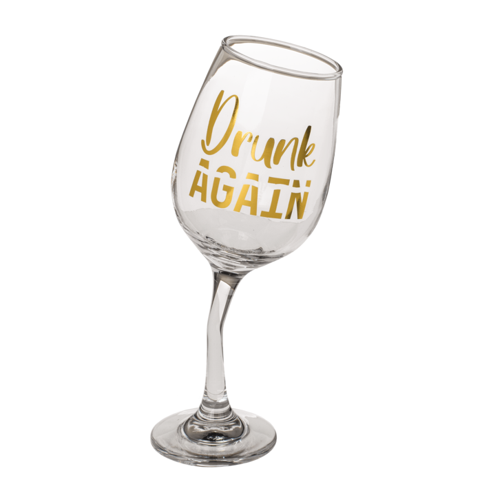 Wobbly wine glass 420ml