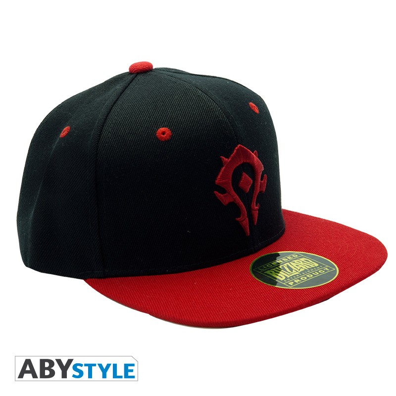 WORLD OF WARCRAFT - Snapback Cap - Black & Red - Horde