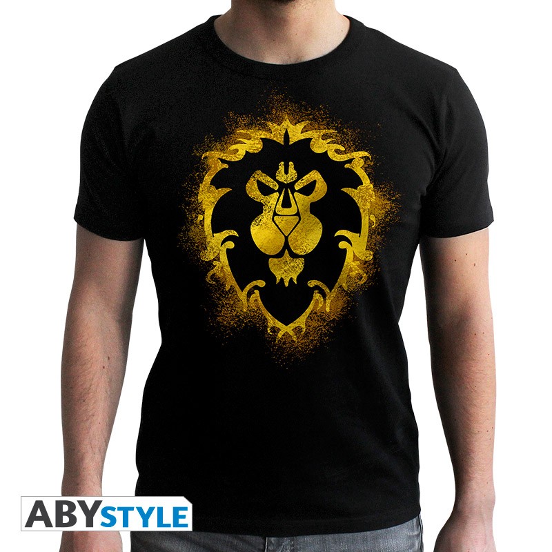 World of Warcraft  T-shirt (Alliance) man SS Black