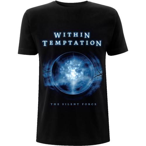 Within Temptation Unisex T-Shirt: Silent Force Tracks (Back Print)