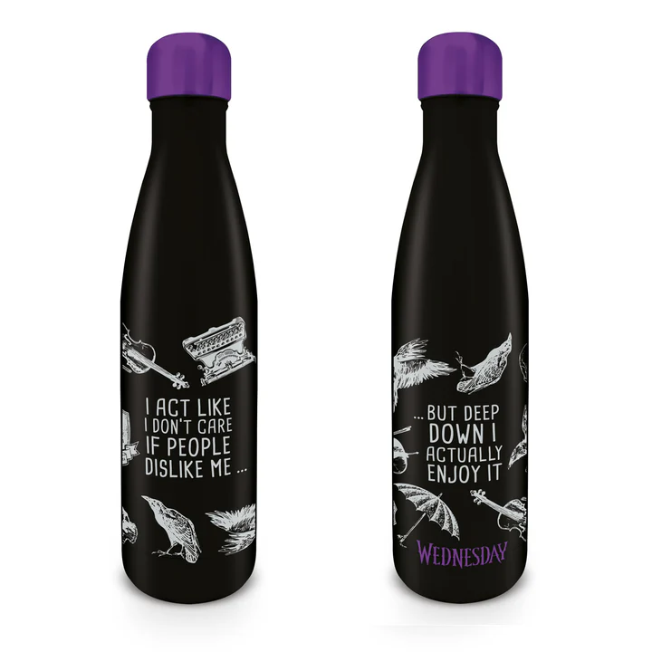 WEDNESDAY (DON'T CARE) METAL DRINKS BOTTLE