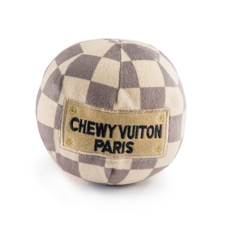 Haute Diggity Dog Chewy Vuiton Checker leksaksboll