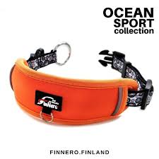 OCEAN SPORT justerbart hundhalsband, orange