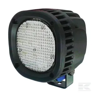 Arbetsbelysning LED, 2900lm, fyrkantig, 9/32V, vit, fast montering, 106,6x130 mm Deutsch kontakt