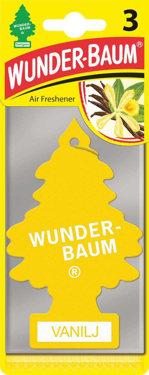 Doftgran Wunder-Baum 3-pack vanilj