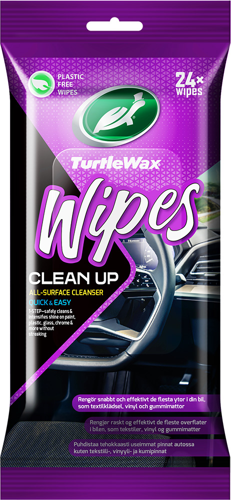 Turtle Wax Allrengöring Clean-Up Wipes 24-pack