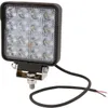 Arbetsbelysning LED, 25W, 3040lm, fyrkantig, 10/30V, 108x48x108 mm, Flood, 16 LED's,